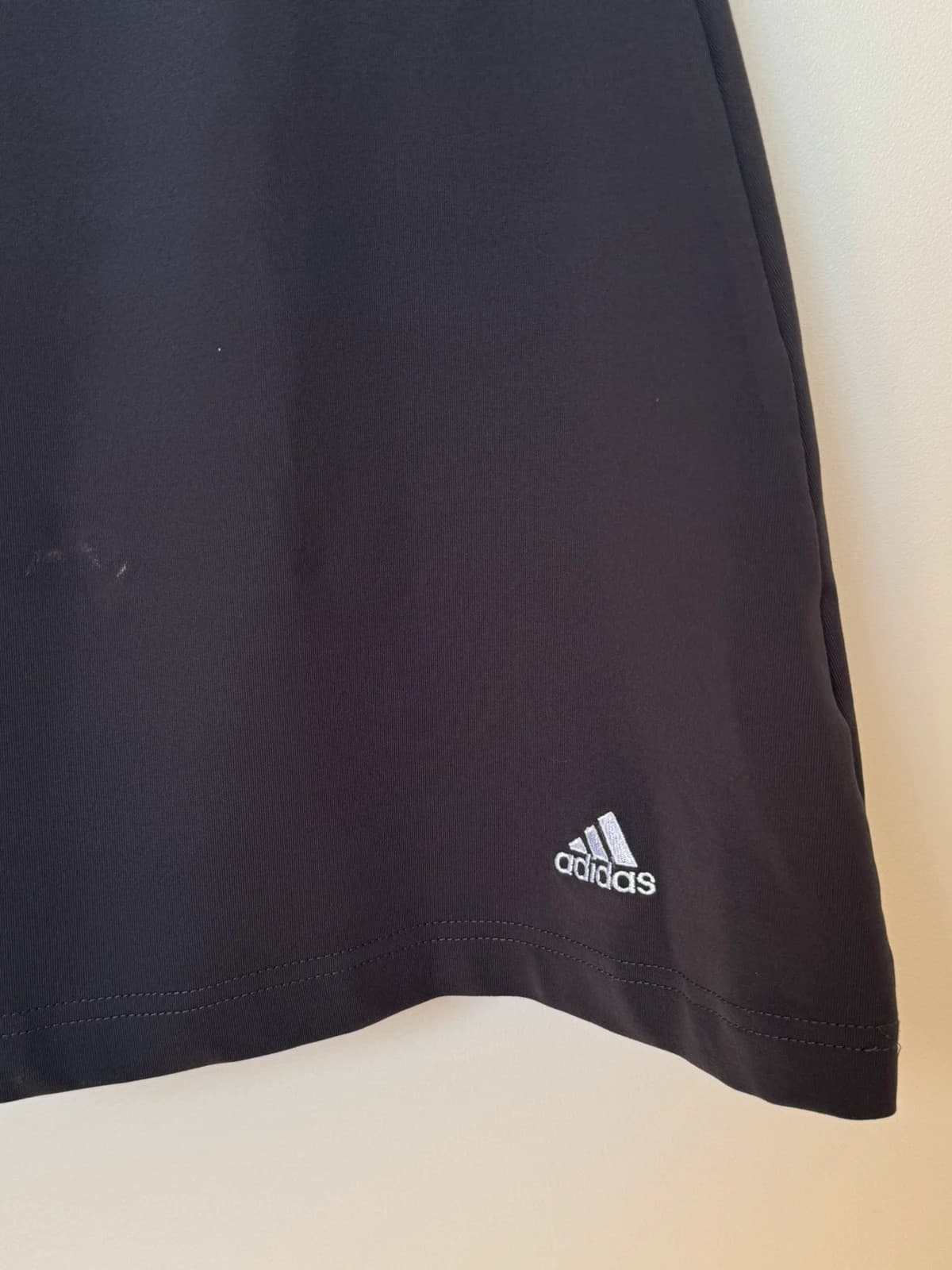 Robe tennis vintage Adidas noir anthracite empiècements résille taille L - SK260673 - Photo 8/11