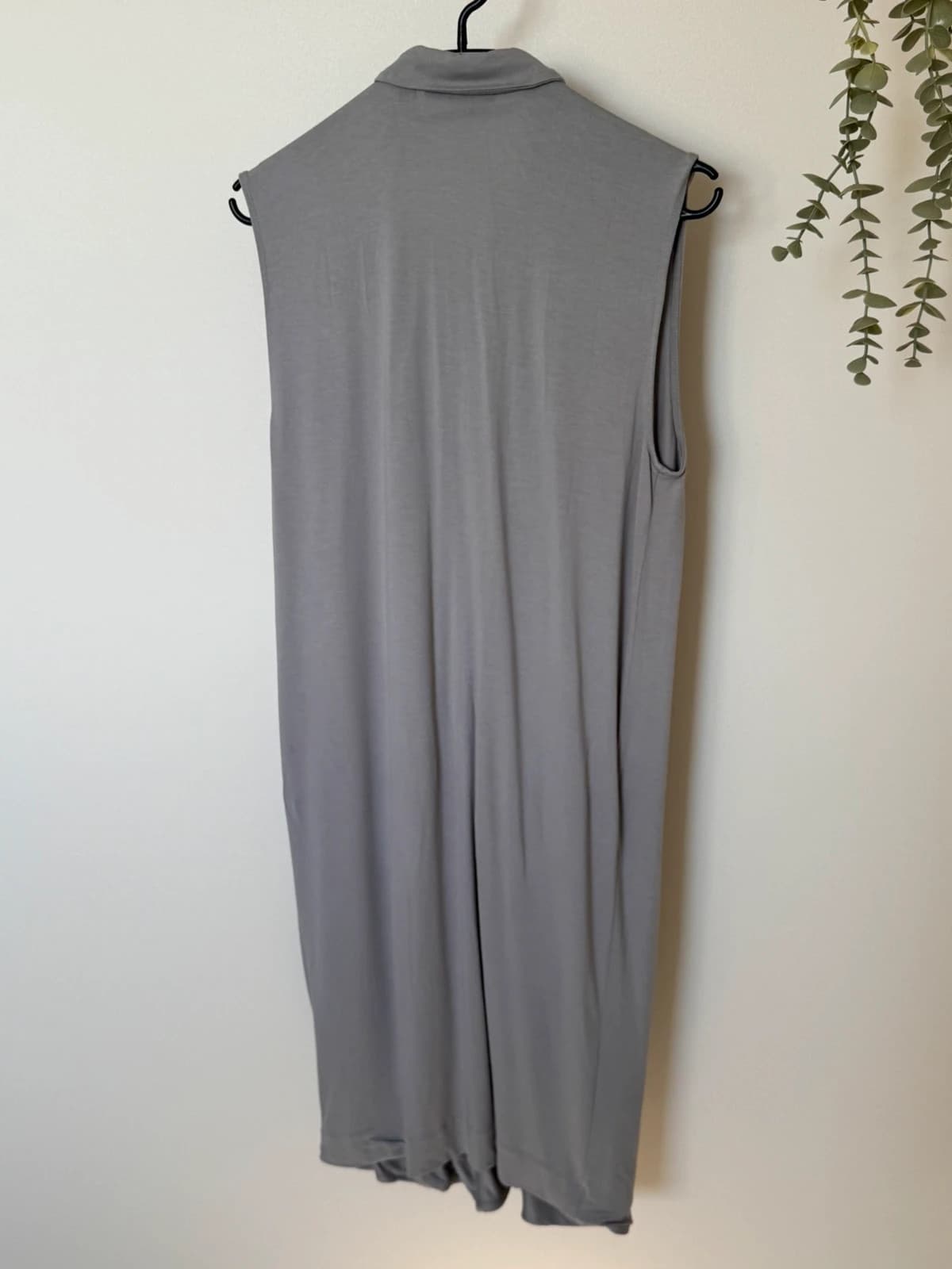 Robe chemise drapée COS grise sans manches taille M - SK260636 - Photo 9/11