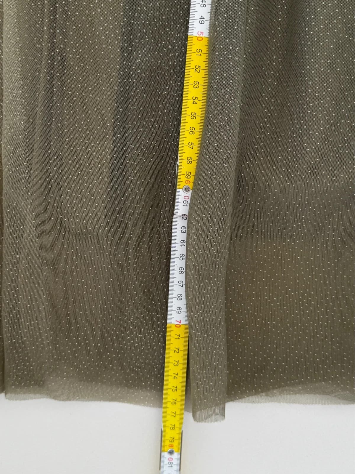 Jupe longue en tulle pailleté One Step kaki taille 36 - SC2606153 - Photo 10/10