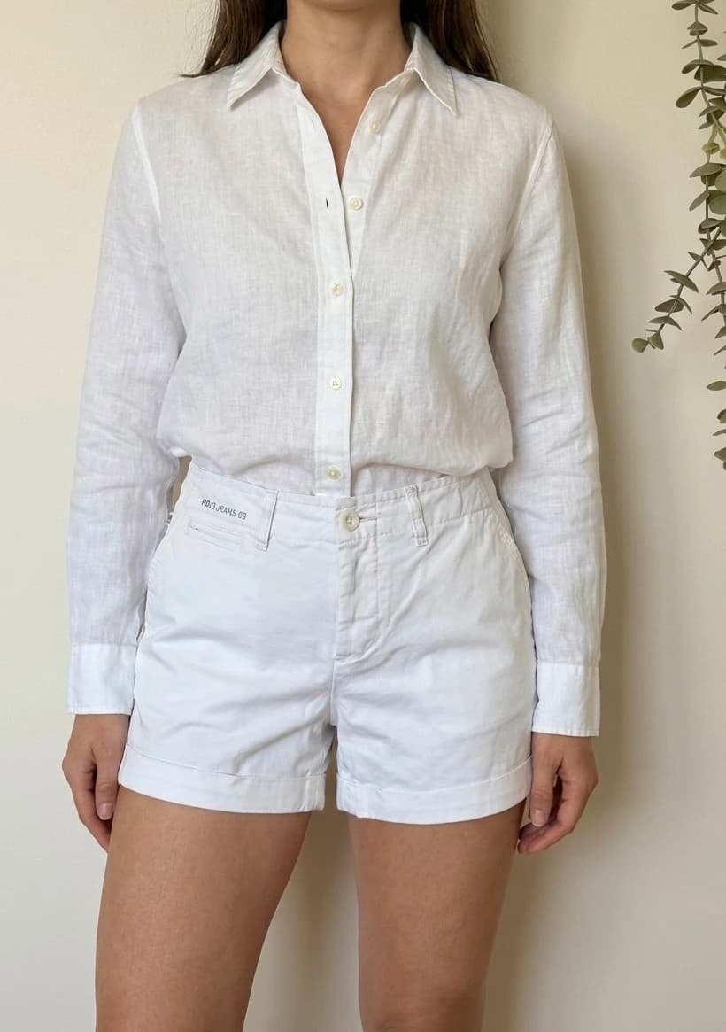Short chino Polo Jeans Company Ralph Lauren blanc taille 6/40 - SK260694 - Photo 1/9
