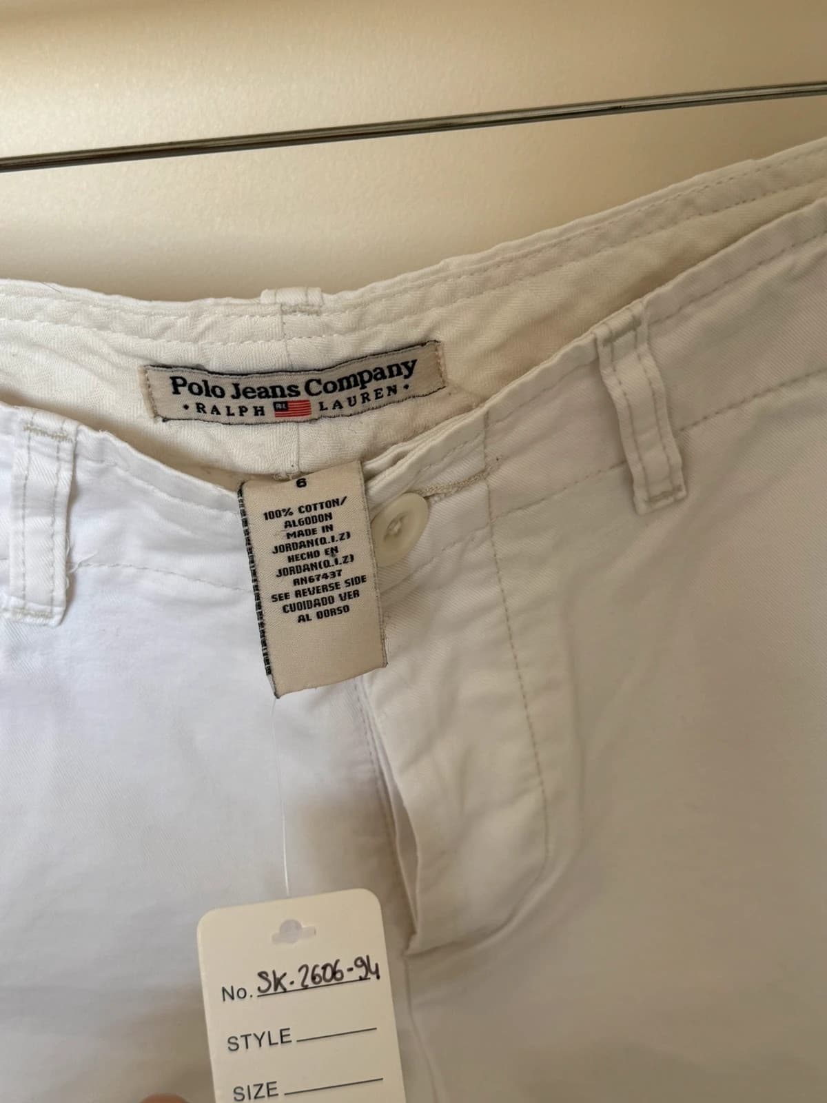 Short chino Polo Jeans Company Ralph Lauren blanc taille 6/40 - SK260694 - Photo 3/9