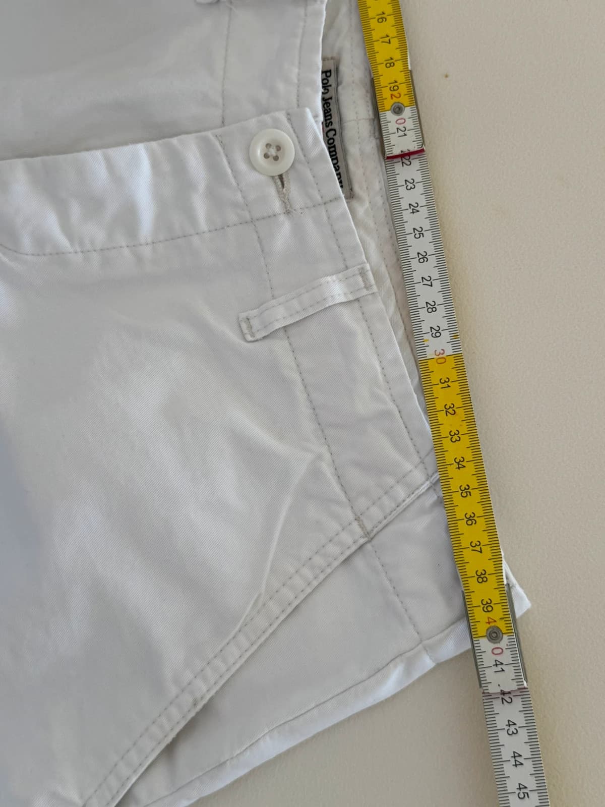 Short chino Polo Jeans Company Ralph Lauren blanc taille 6/40 - SK260694 - Photo 8/9