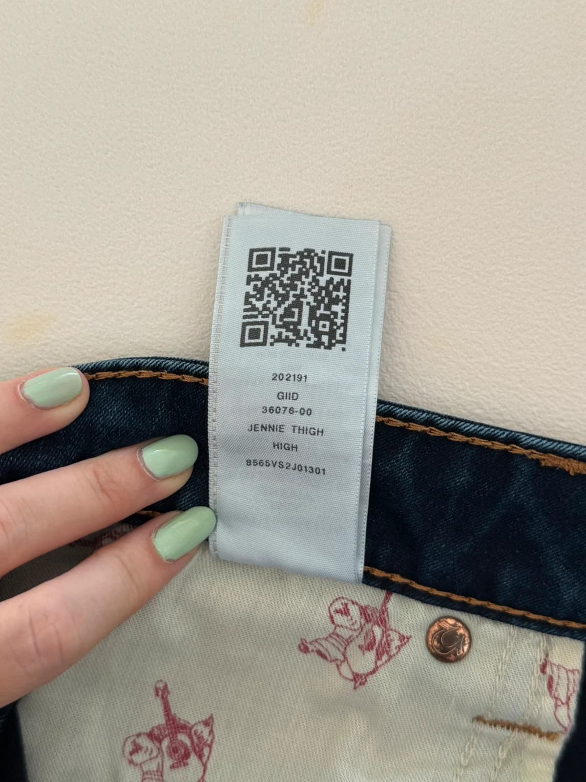 Short jean True Religion Jennie Curvy Skinny bleu foncé taille W30 - SK260693 - Photo 9/12