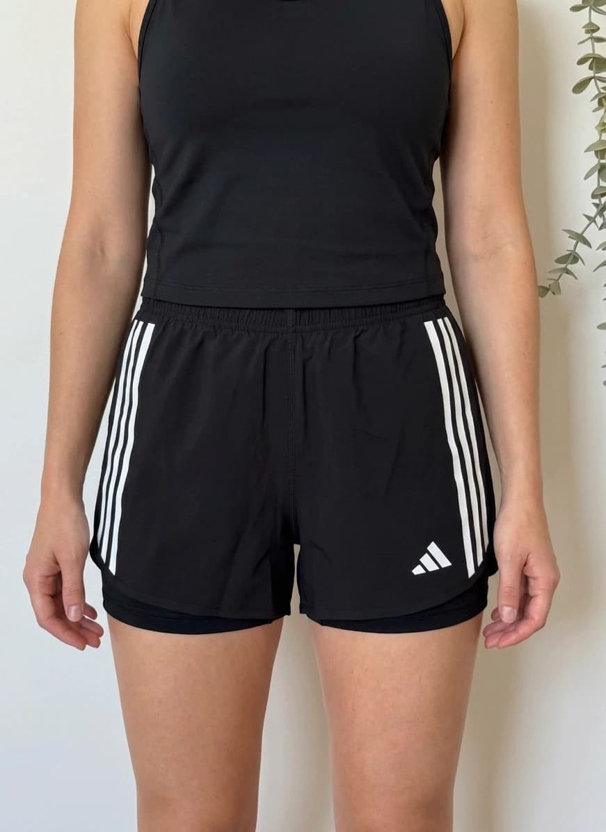 Short running Adidas 2-en-1 noir taille M - VM2606132 - Photo 1/11