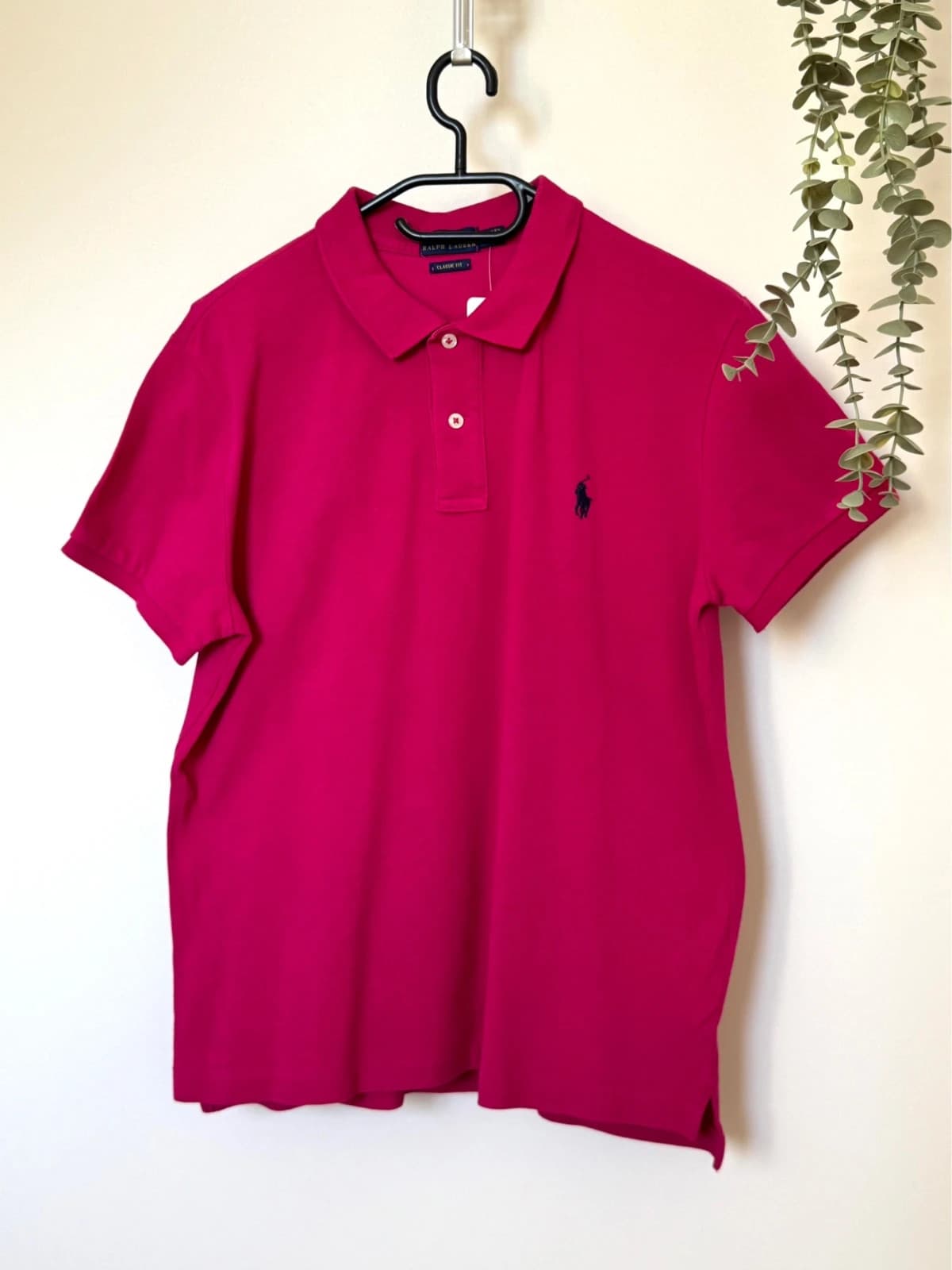 Polo piqué Ralph Lauren Classic Fit rose fuchsia taille L - SK260649 - Photo 2/9