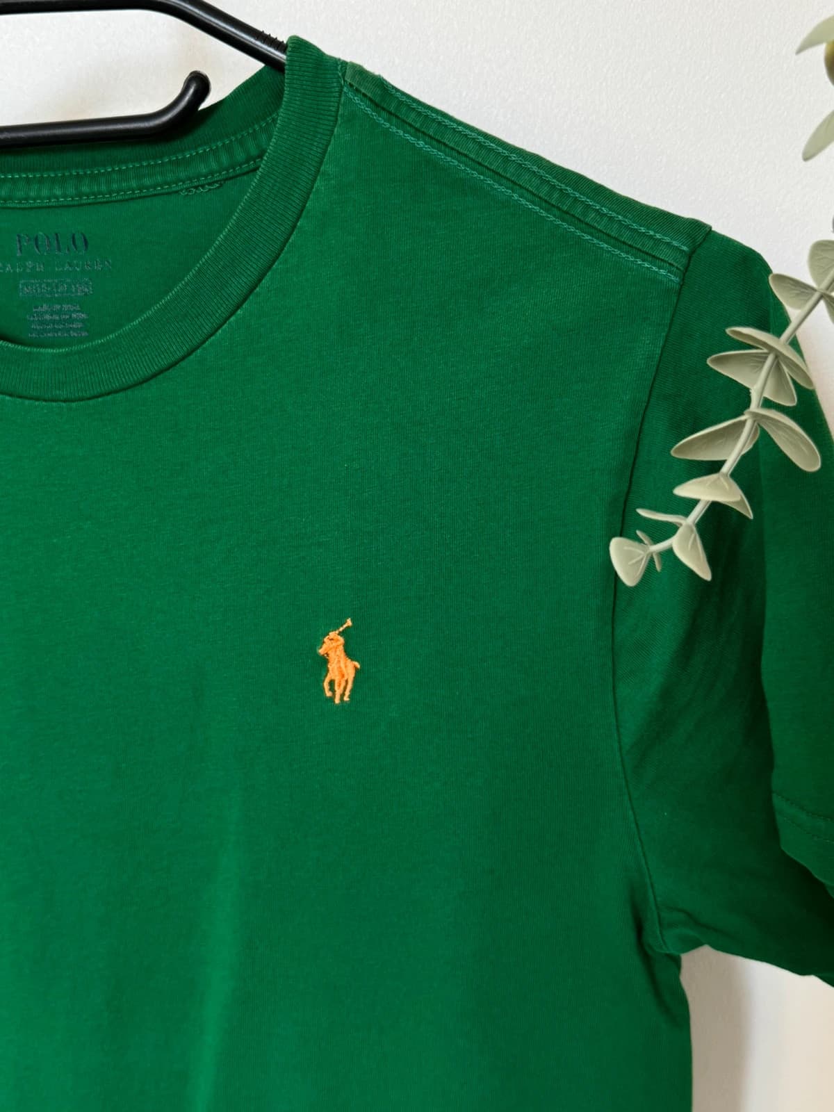 T-shirt Ralph Lauren vert logo pony orange taille XS - SK260692 - Photo 5/11