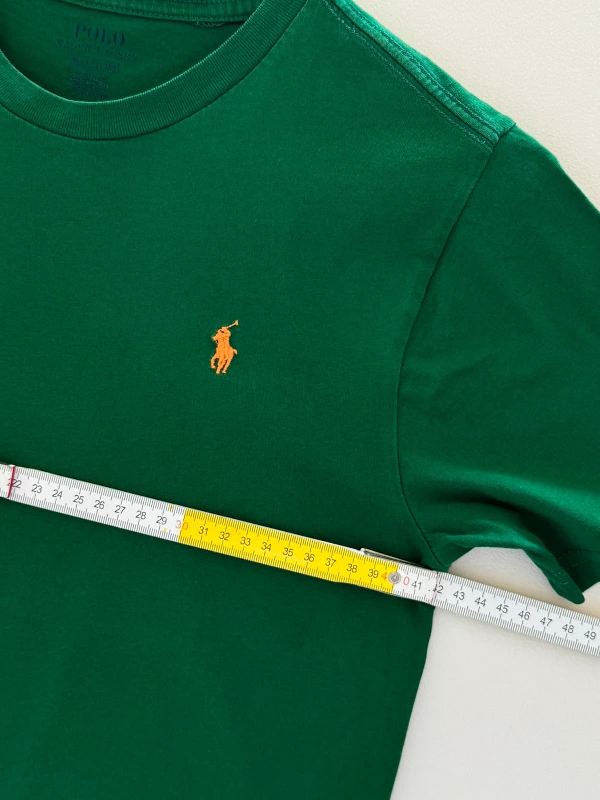 T-shirt Ralph Lauren vert logo pony orange taille XS - SK260692 - Photo 9/11