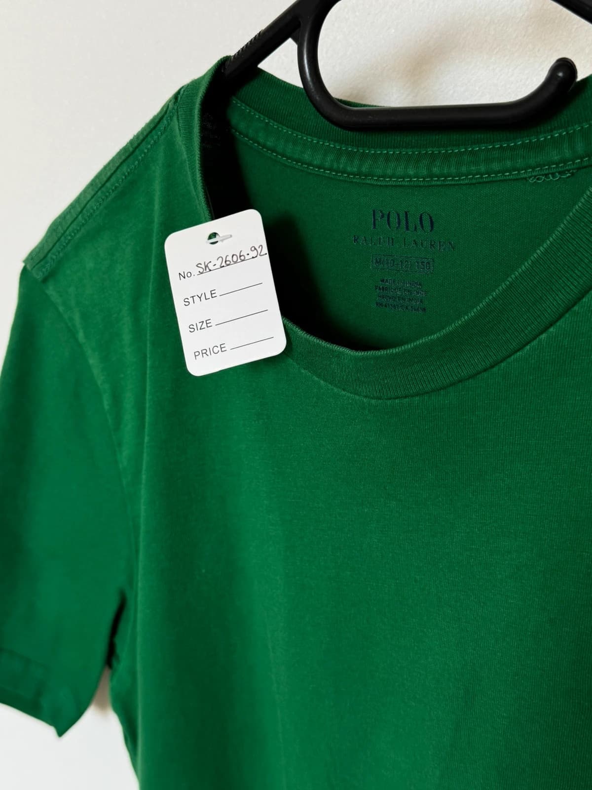 T-shirt Ralph Lauren vert logo pony orange taille XS - SK260692 - Photo 3/11