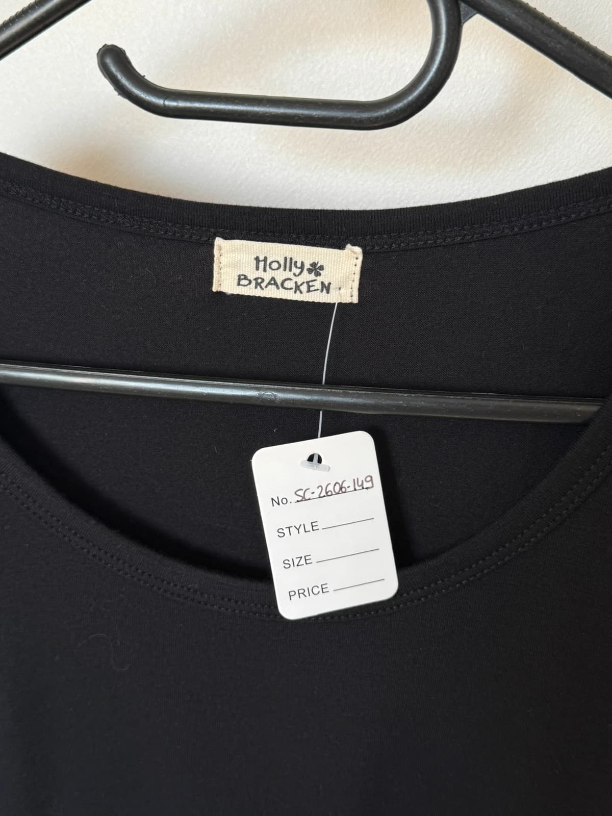 Top volanté dentelle Molly Bracken noir manches bouffantes taille XS/S - SC2606149 - Photo 3/11