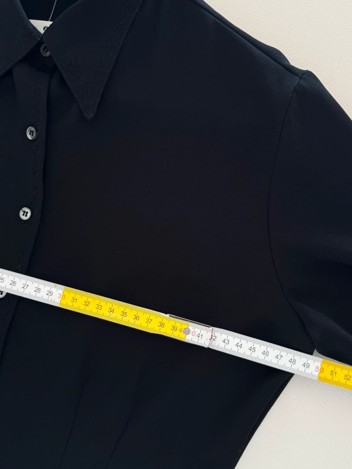 Chemise fluide brodée Cacharel noire cintrée taille 40/M - VM2606135 - Photo 9/10