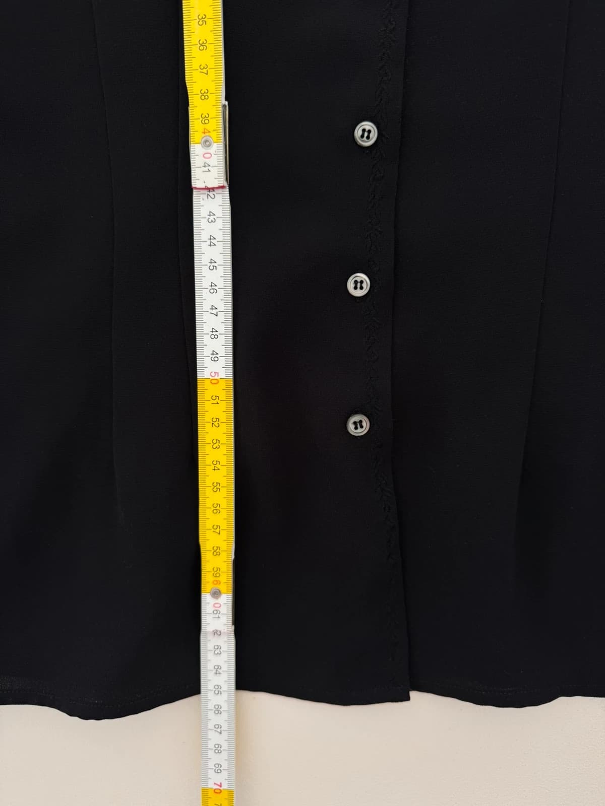Chemise fluide brodée Cacharel noire cintrée taille 40/M - VM2606135 - Photo 10/10