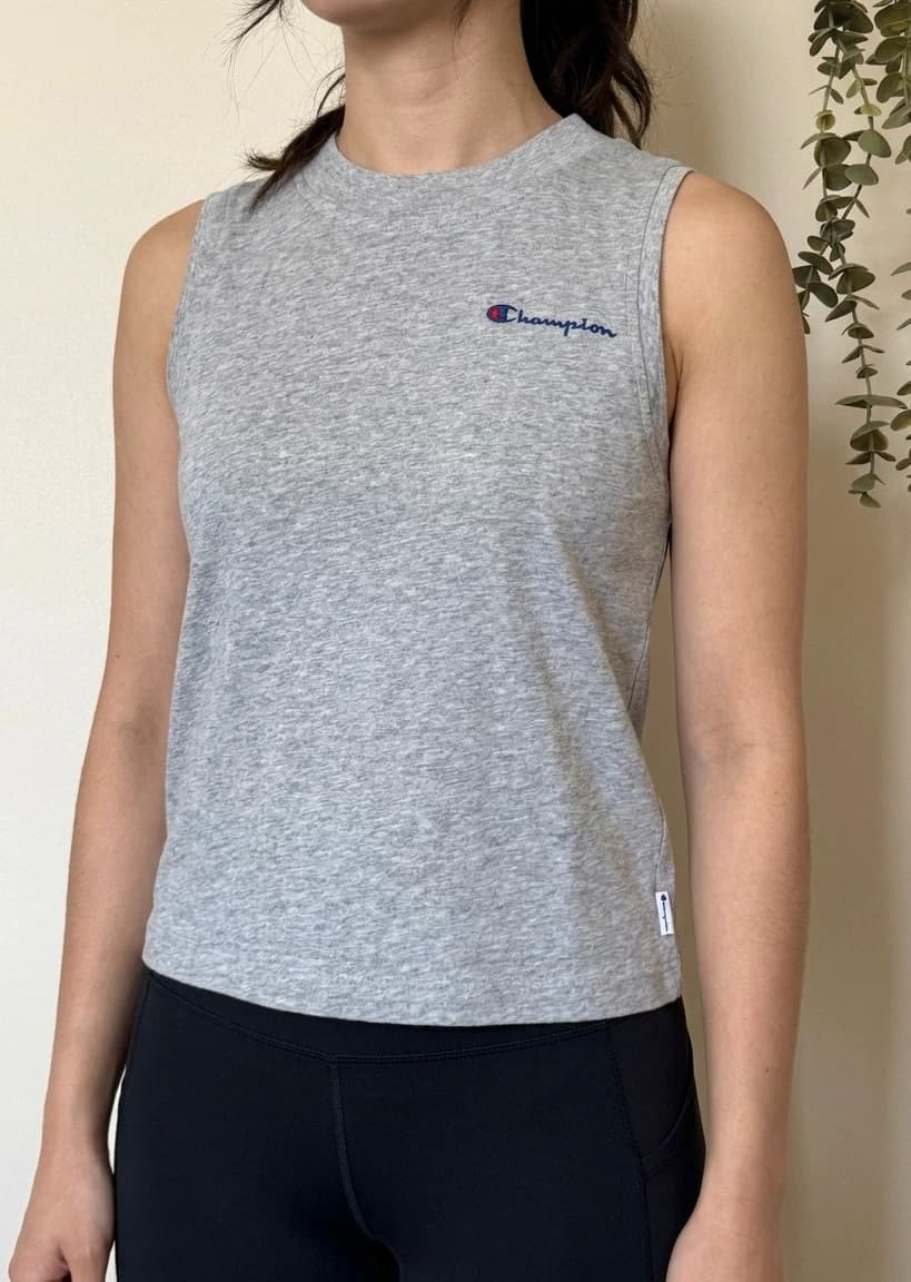 Débardeur Champion gris chiné brodé logo taille M - SK2606123 - Photo 1/9