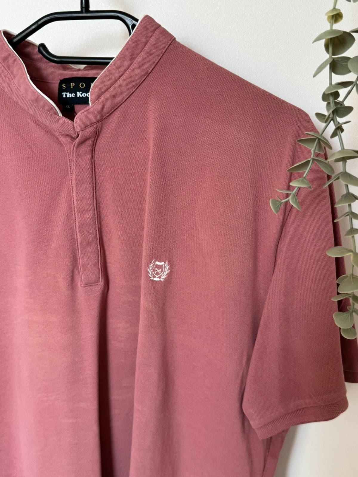 Polo piqué col mao The Kooples rose délavé taille XL - SK260647 - Photo 8/11