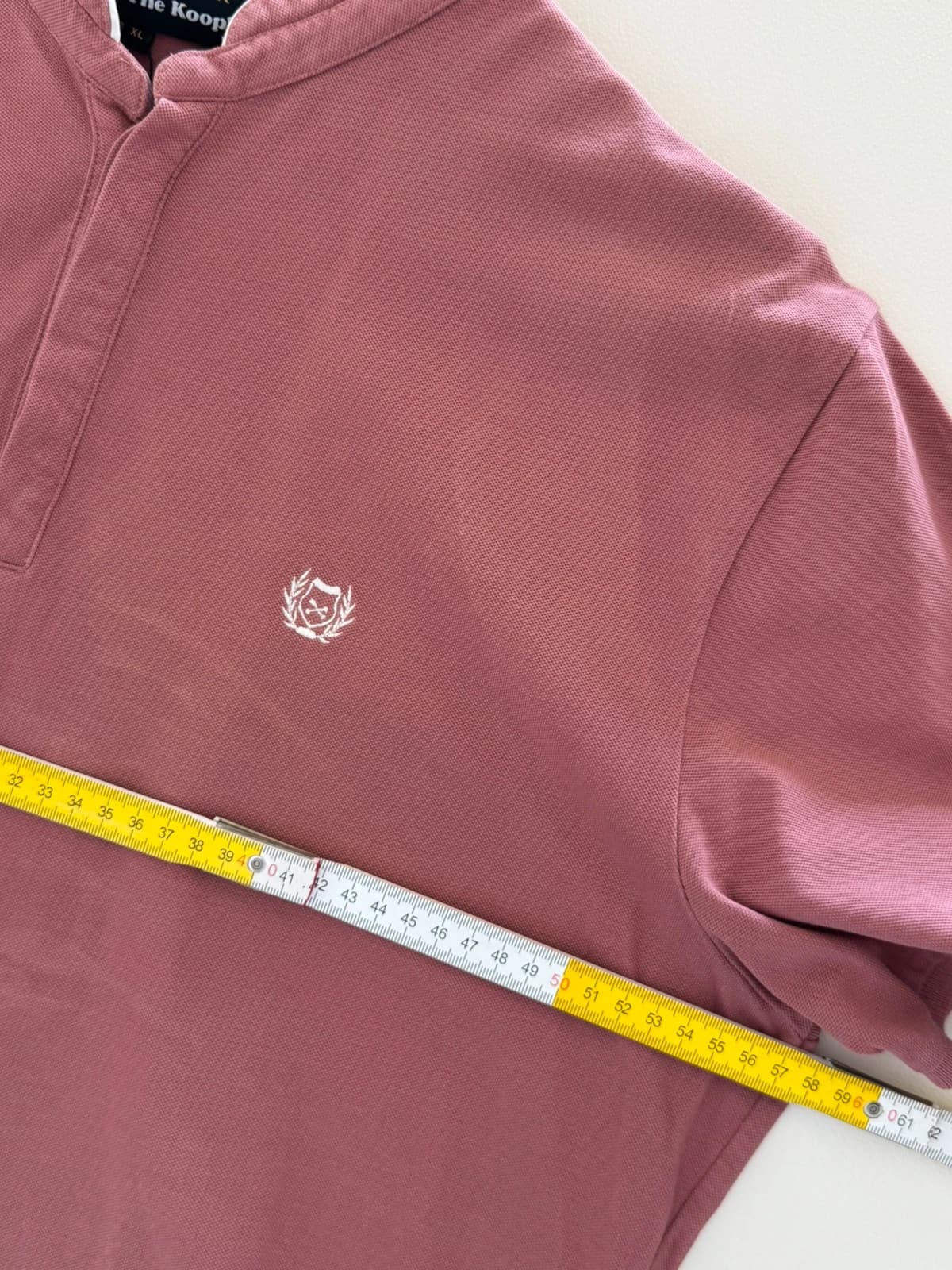 Polo piqué col mao The Kooples rose délavé taille XL - SK260647 - Photo 10/11