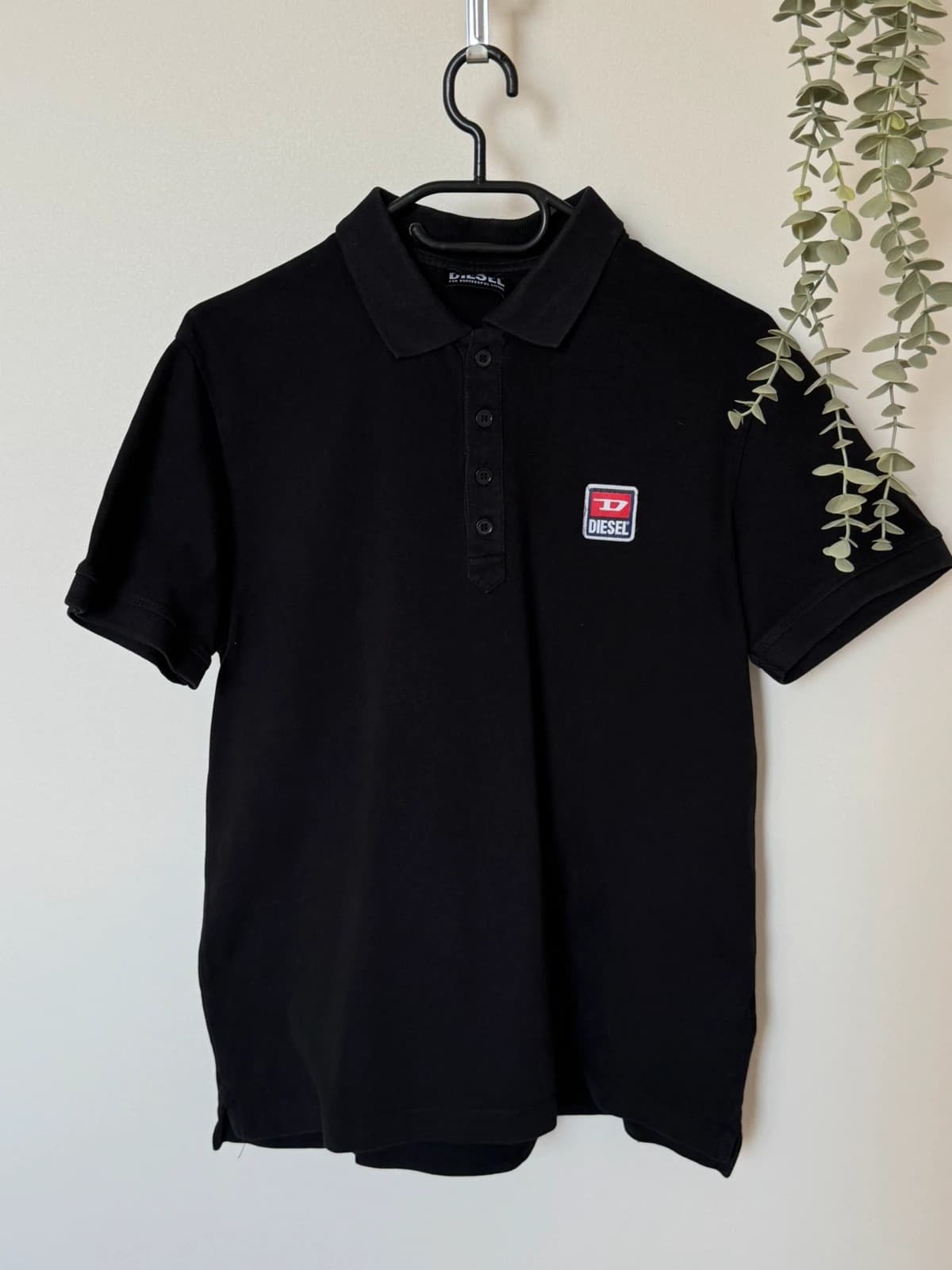 Polo piqué Diesel noir patch logo taille L - T-Kal-Patch Polo - SK2606115 - Photo 2/10