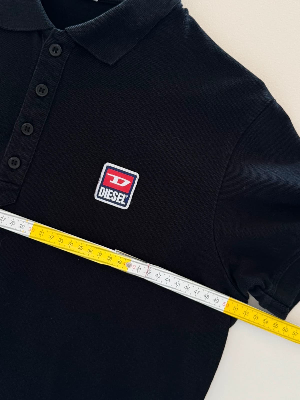 Polo piqué Diesel noir patch logo taille L - T-Kal-Patch Polo - SK2606115 - Photo 9/10