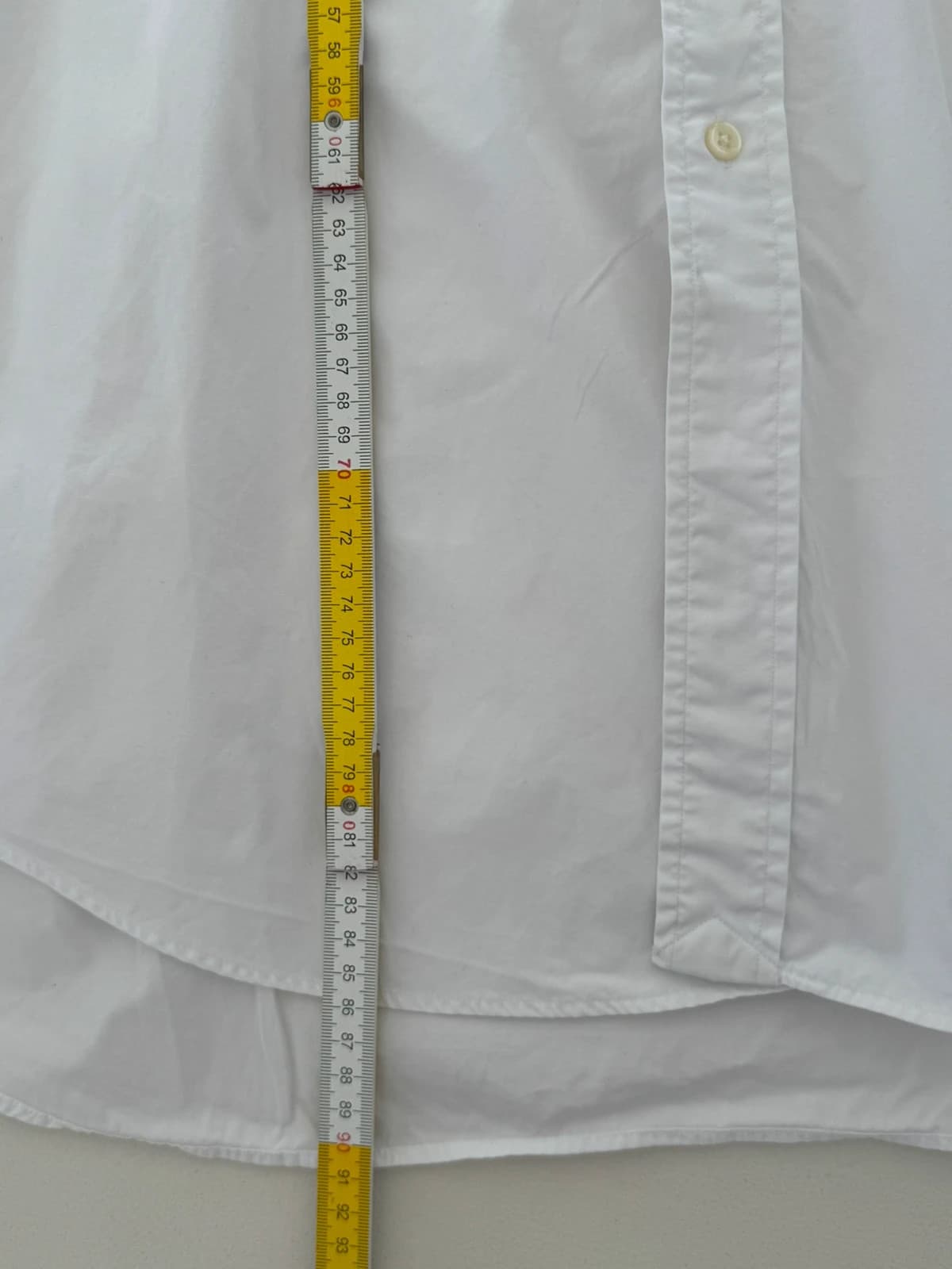 Chemise Oxford Ralph Lauren blanche manches courtes Blake ample taille XL - SK260613 - Photo 7/7