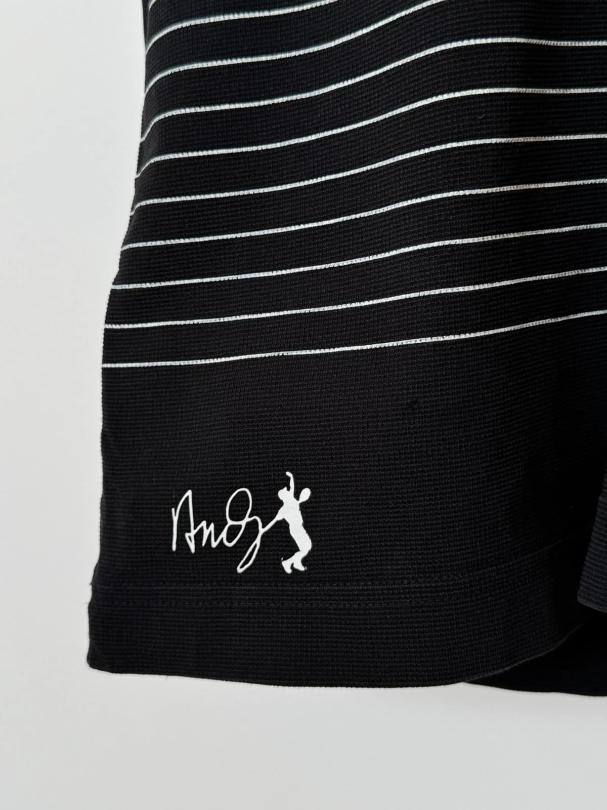 T-shirt Lacoste Andy Roddick rayé noir blanc rouge taille 3/S - SK2606121 - Photo 10/12