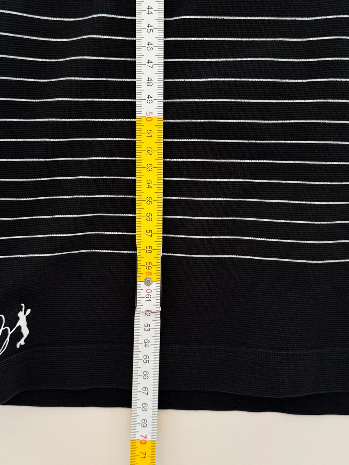 T-shirt Lacoste Andy Roddick rayé noir blanc rouge taille 3/S - SK2606121 - Photo 12/12