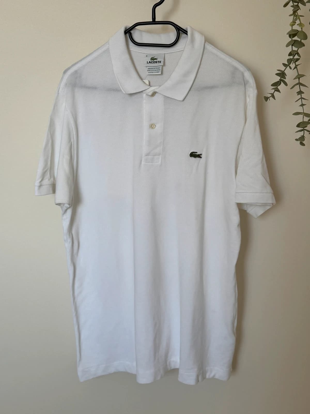 Polo piqué Lacoste blanc taille 6/L XL - PP2603363 - Photo 2/8
