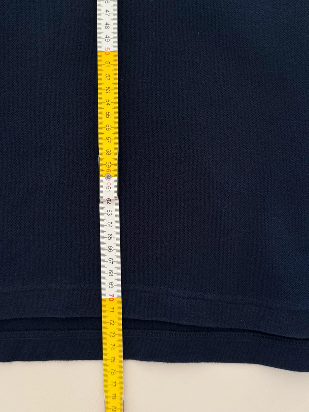 Polo piqué Tommy Hilfiger Custom Fit USA 8 bleu marine taille L - SK260634 - Photo 12/12