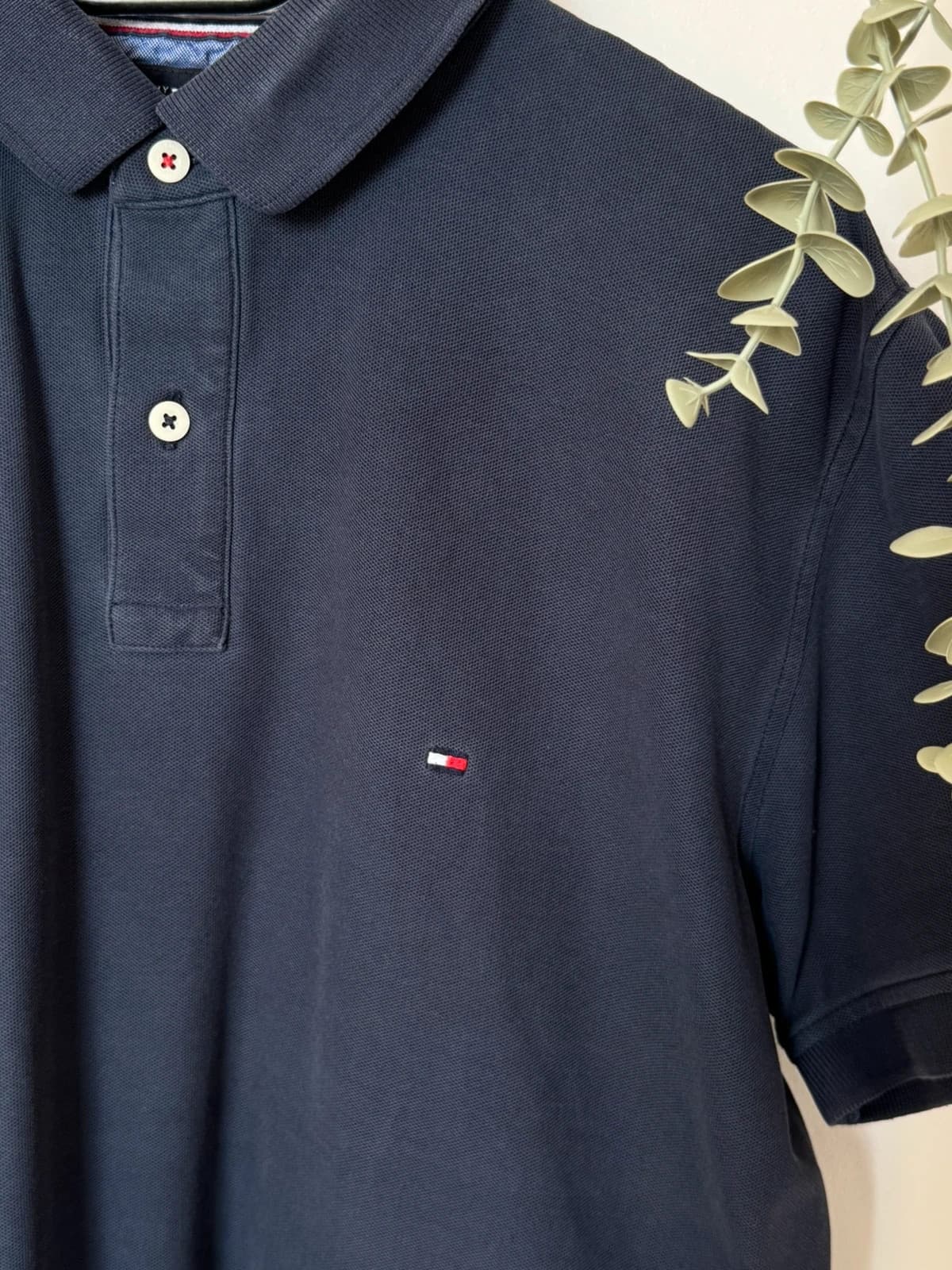 Polo piqué Tommy Hilfiger Premium Piqué Regular Fit bleu marine taille L - SC-2606-65 - Photo 4/11