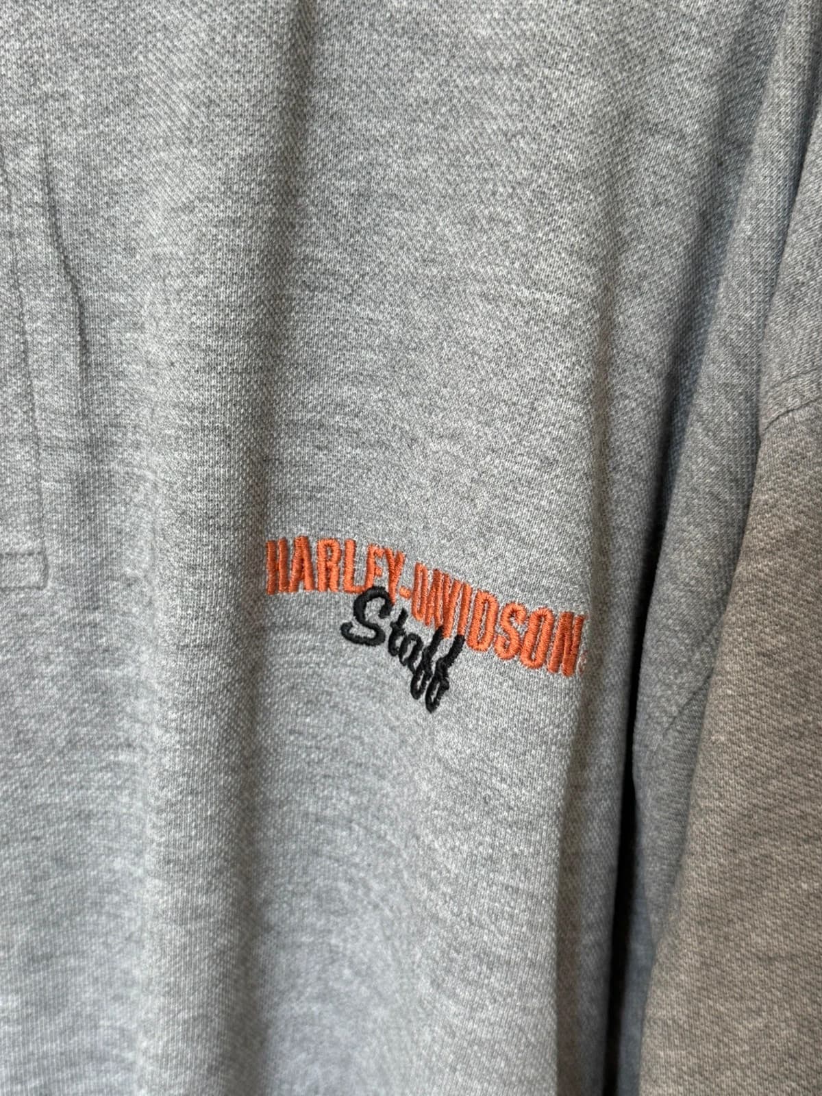 Polo piqué Harley-Davidson gris chiné Staff Buell taille 2XL - SC2606141 - Photo 5/13