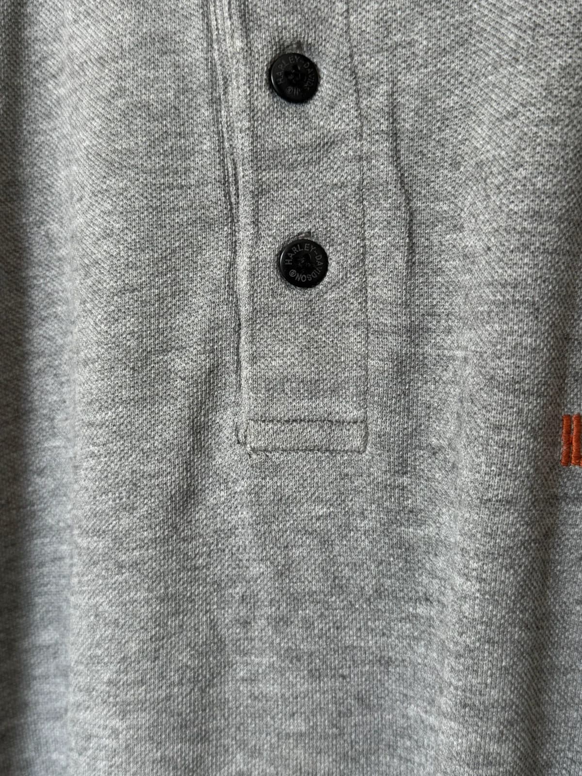 Polo piqué Harley-Davidson gris chiné Staff Buell taille 2XL - SC2606141 - Photo 7/13