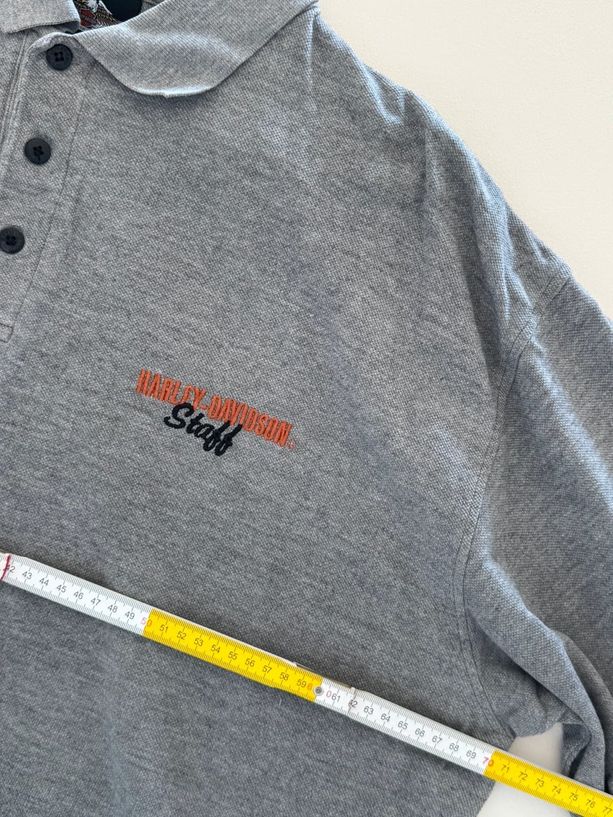 Polo piqué Harley-Davidson gris chiné Staff Buell taille 2XL - SC2606141 - Photo 12/13