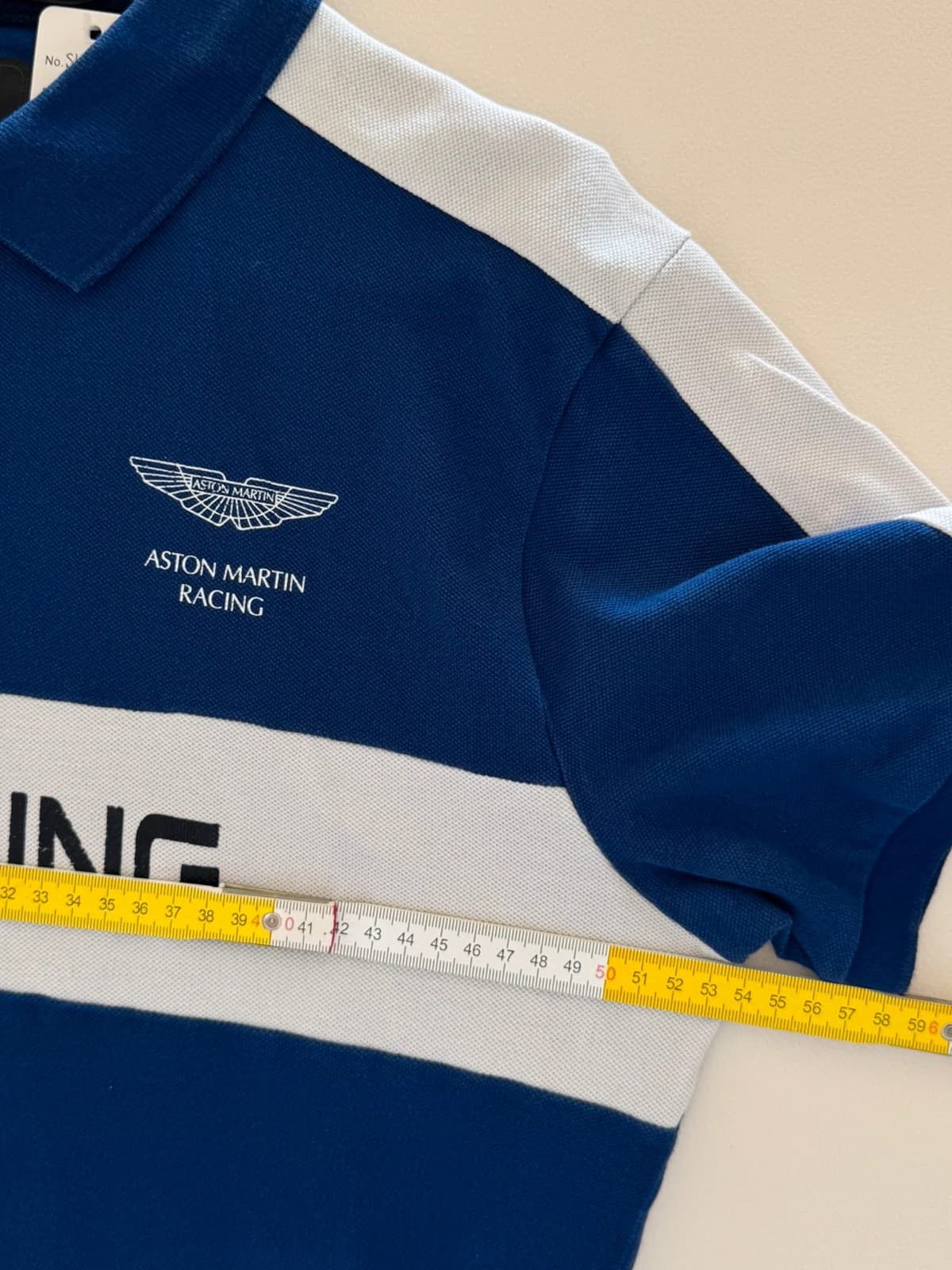 Polo piqué Hackett bleu Aston Martin Racing GT Team taille L - SK2606119 - Photo 9/10