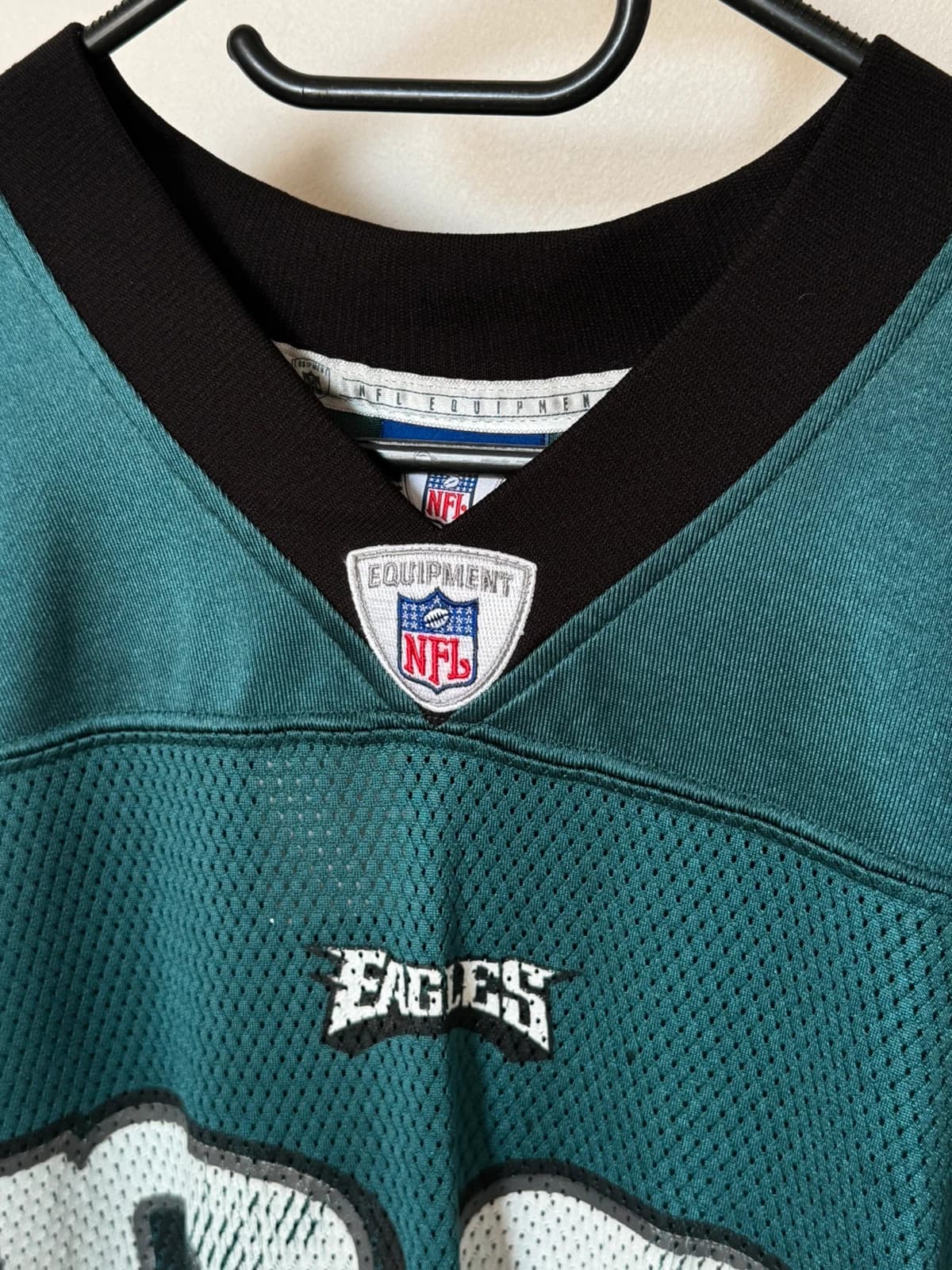 Maillot NFL Reebok Philadelphia Eagles Brian Dawkins 20 Super Bowl XXXIX vert taille L - SK260646 - Photo 8/14