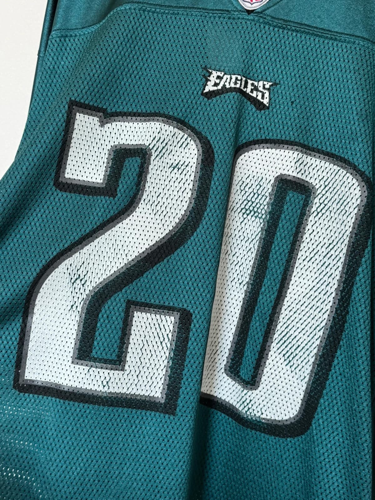 Maillot NFL Reebok Philadelphia Eagles Brian Dawkins 20 Super Bowl XXXIX vert taille L - SK260646 - Photo 9/14
