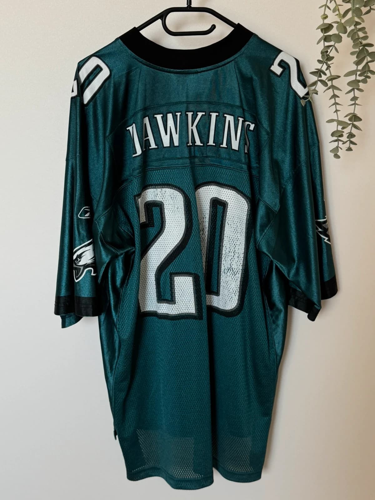 Maillot NFL Reebok Philadelphia Eagles Brian Dawkins 20 Super Bowl XXXIX vert taille L - SK260646 - Photo 11/14