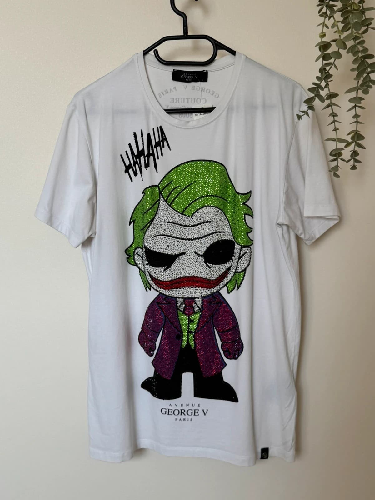 T-shirt George V Paris Joker blanc strass taille L - SK2606114 - Photo 2/11