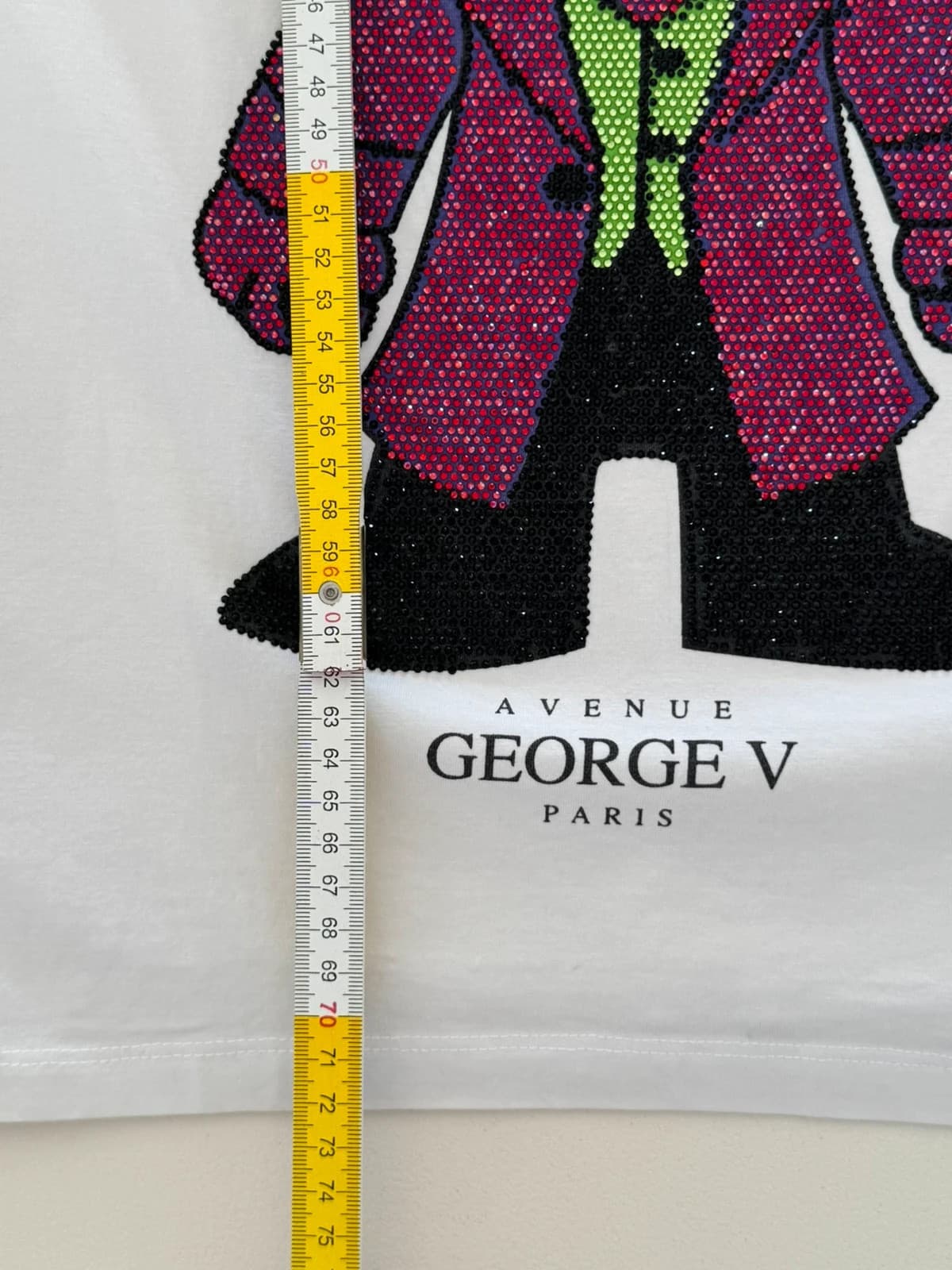 T-shirt George V Paris Joker blanc strass taille L - SK2606114 - Photo 11/11