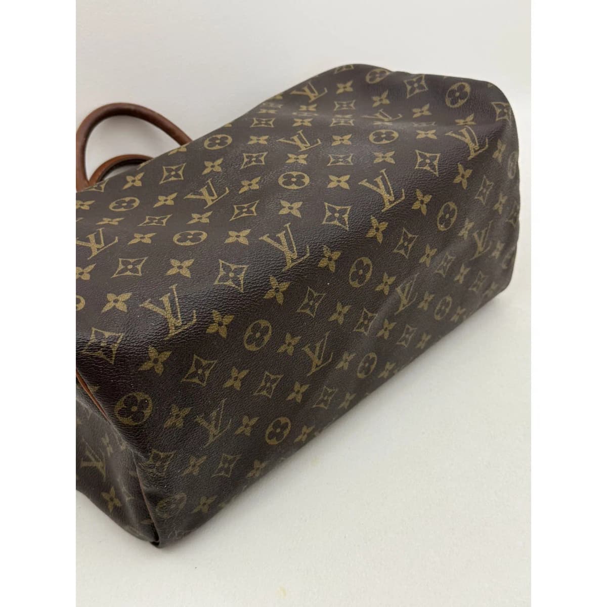 Sac à main Louis Vuitton Speedy 35 Monogram marron vintage - Photo 6/15