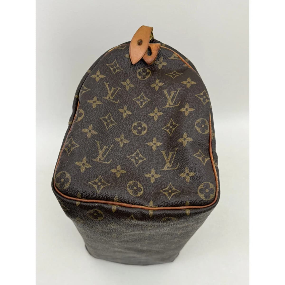 Sac à main Louis Vuitton Speedy 35 Monogram marron vintage - Photo 7/15