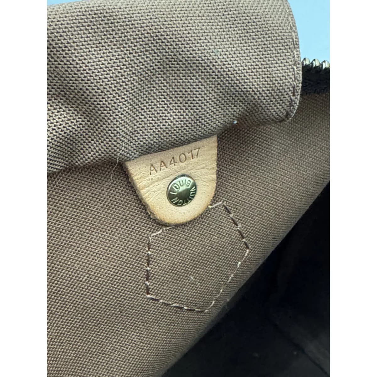 Sac à main Louis Vuitton Speedy 35 Monogram marron vintage - Photo 12/15