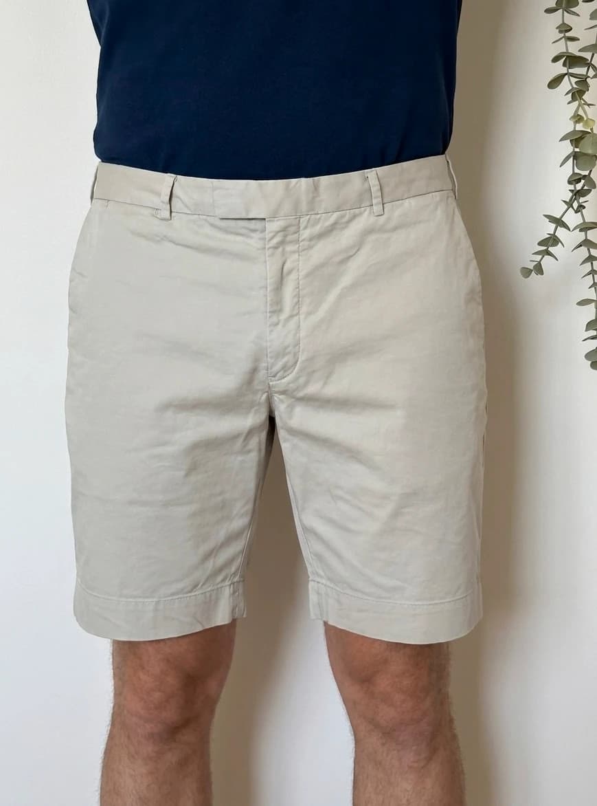 Short chino stretch slim fit Polo Ralph Lauren beige clair taille W36 - SK260629 - Photo 1/10