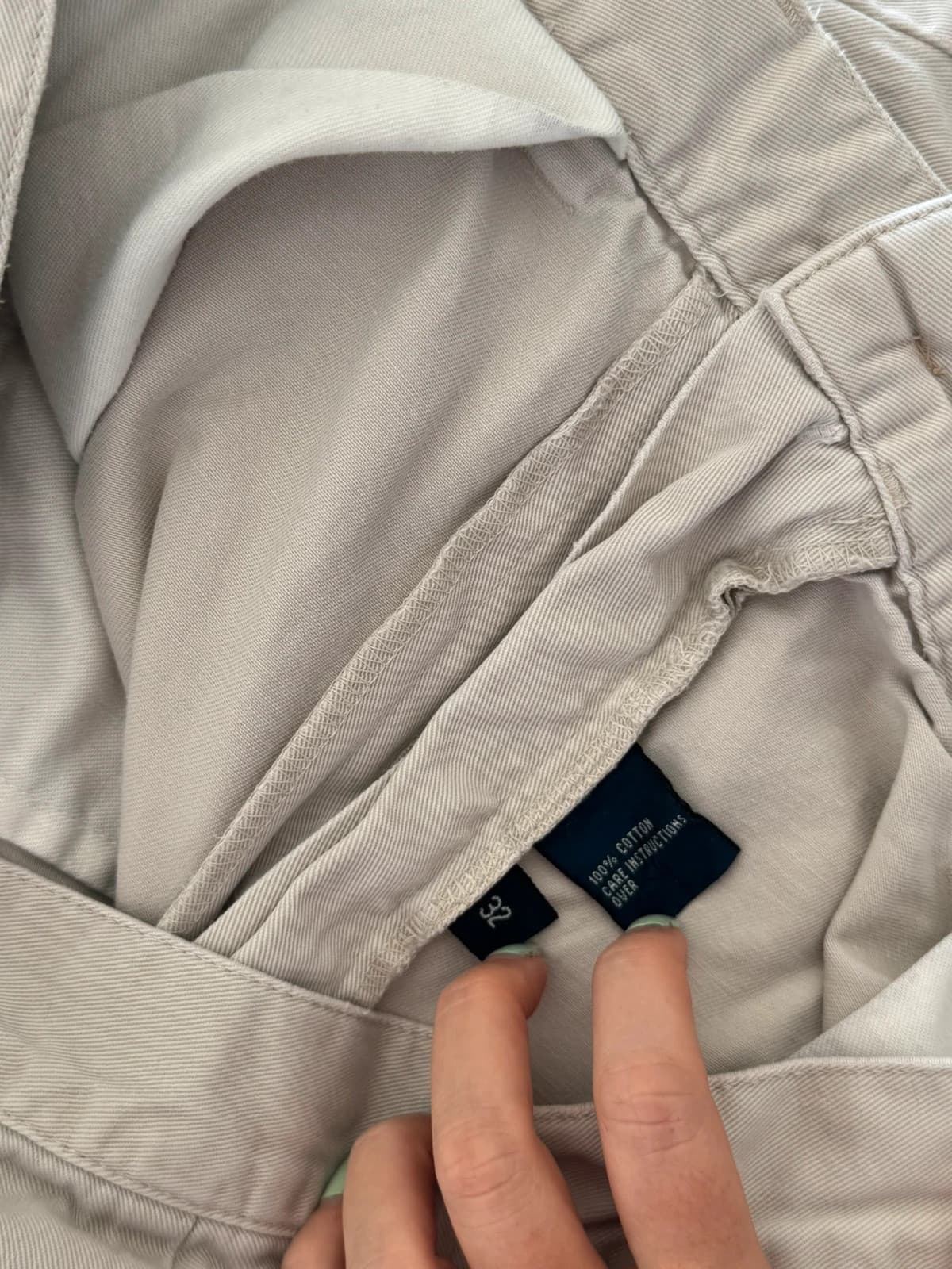 Short chino à pinces Polo Ralph Lauren Tyler beige gris clair taille W32/W30 - PP2603169 - Photo 5/9