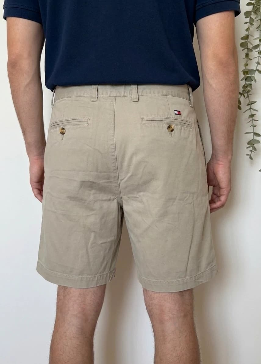 Short chino à pinces Tommy Hilfiger beige taille W34 - PP2603126 - Photo 1/7