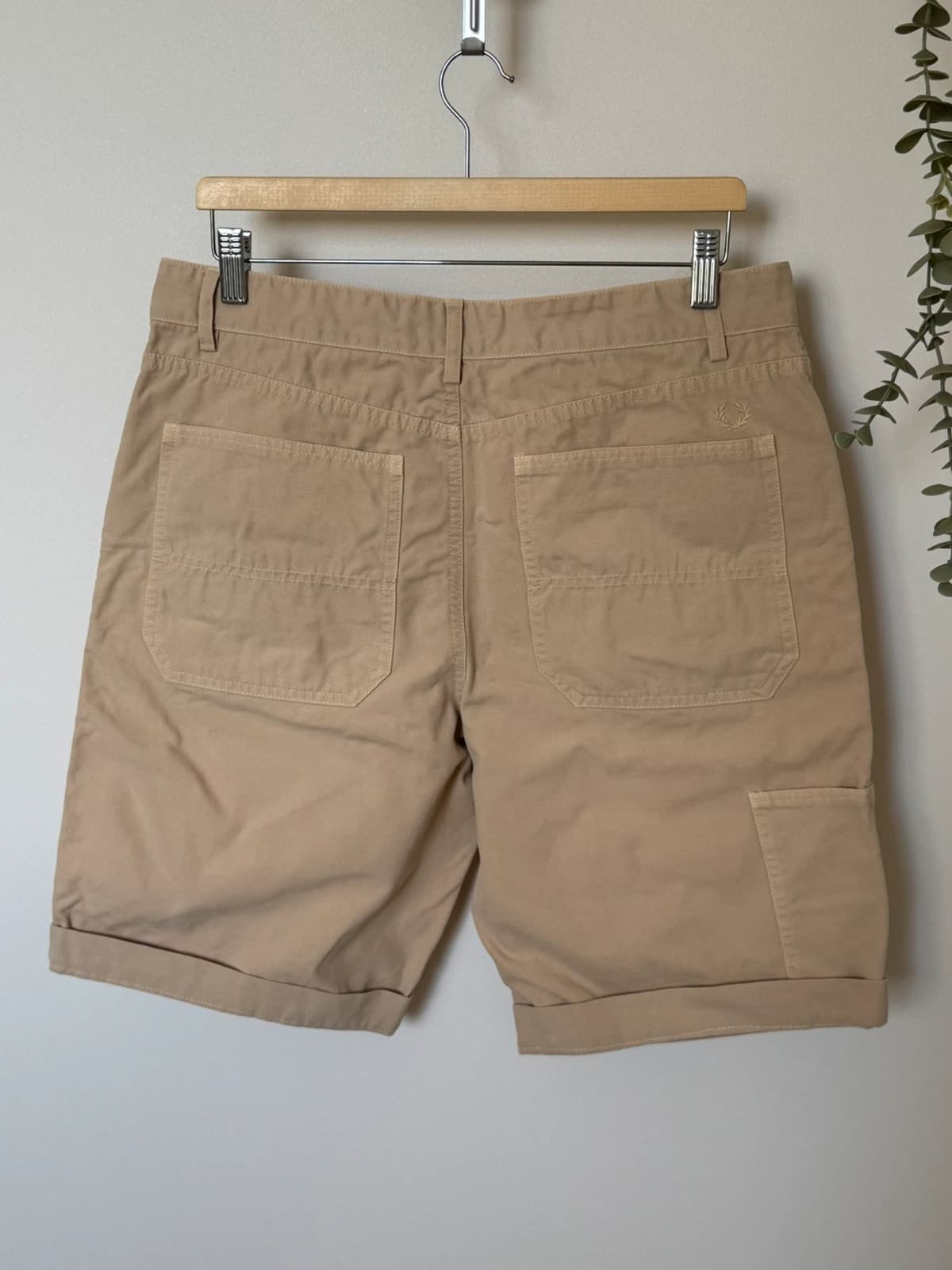 Short en toile Fred Perry beige sable taille 50/XL - SK260642 - Photo 7/10