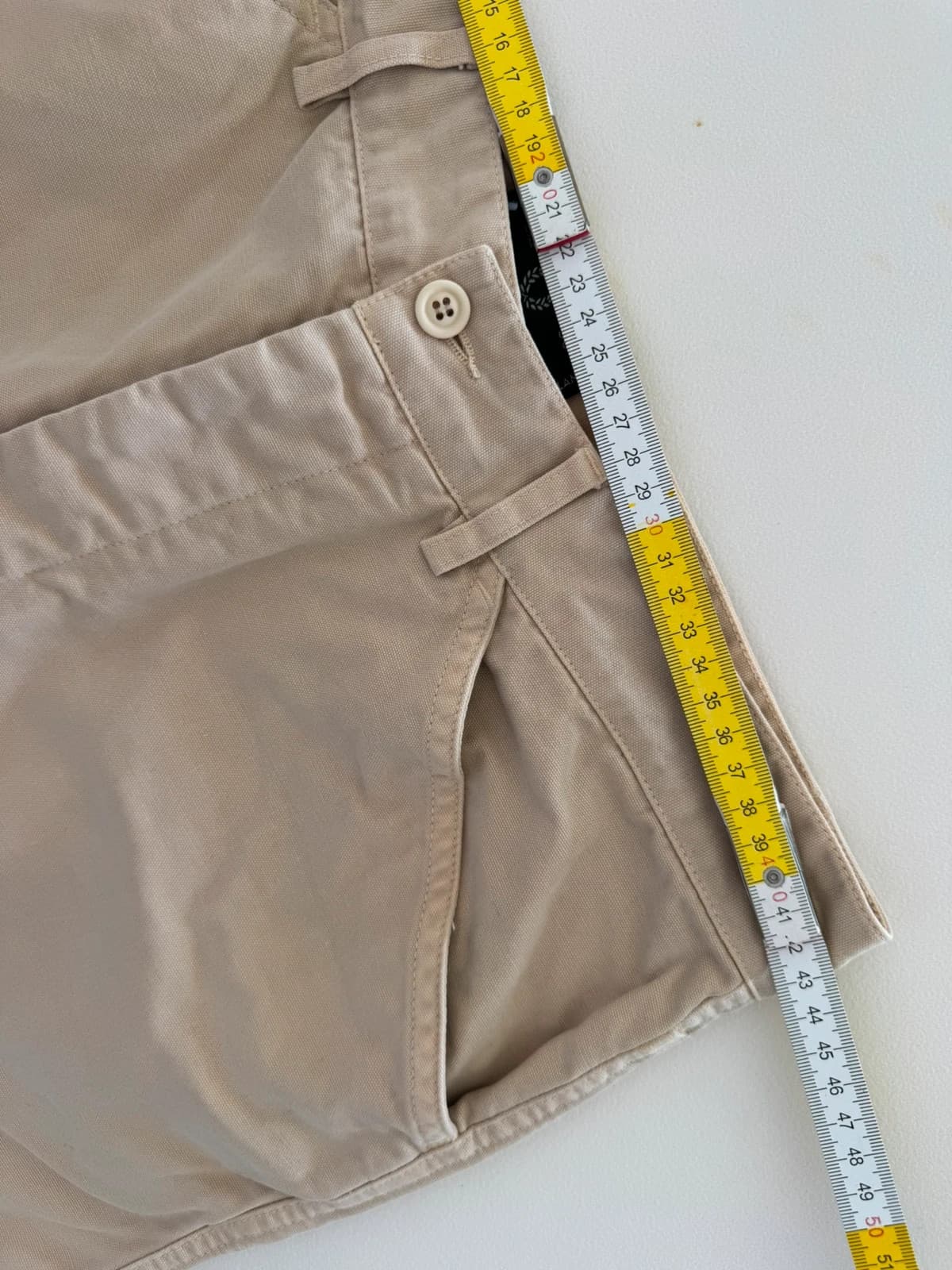 Short en toile Fred Perry beige sable taille 50/XL - SK260642 - Photo 9/10