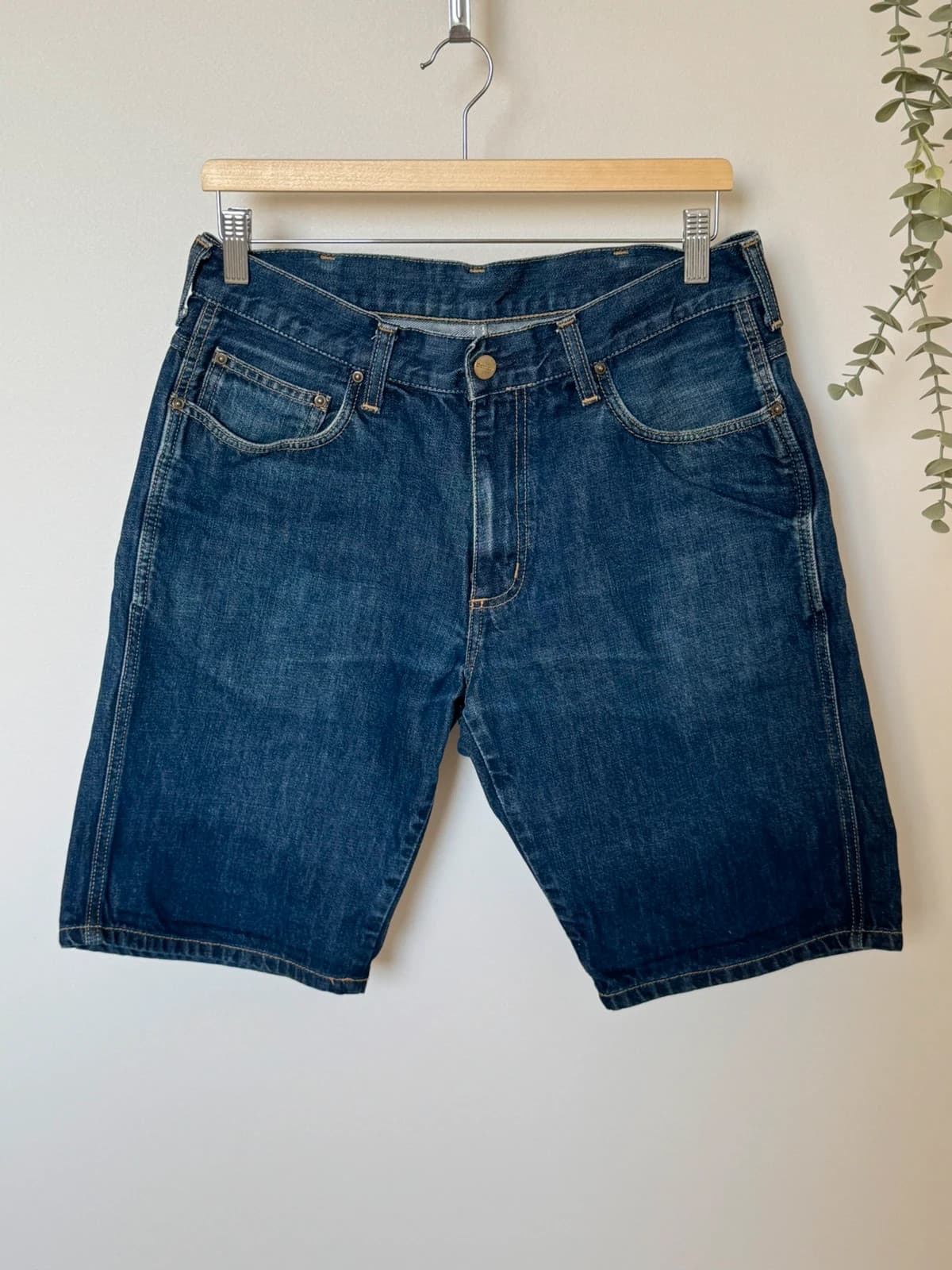 Short en jean Carhartt Western Bermuda bleu brut taille W30/M - VM2606133 - Photo 2/9