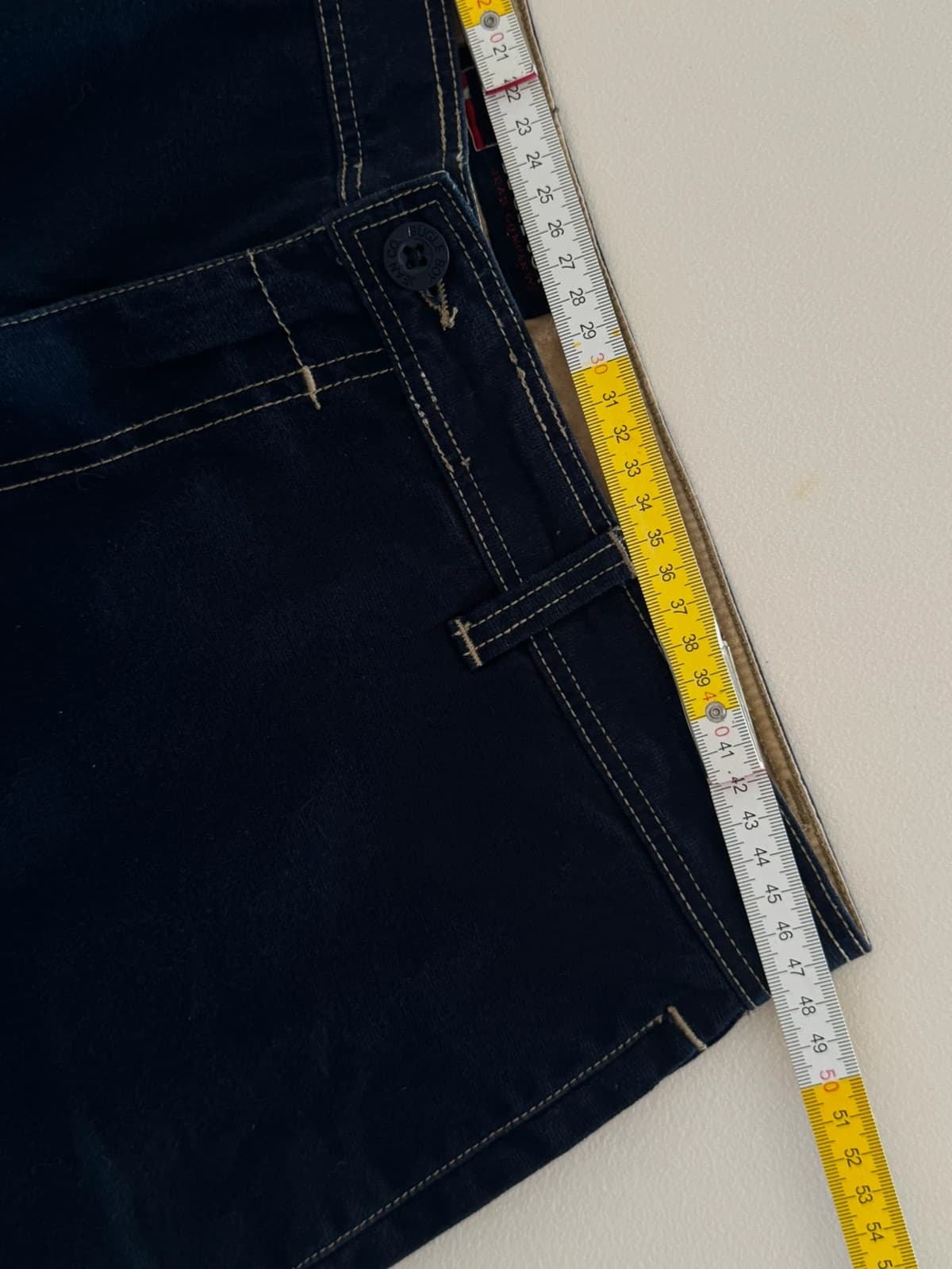 Short cargo baggy Y2K Bugle Boy bleu marine taille W40 - Photo 7/8
