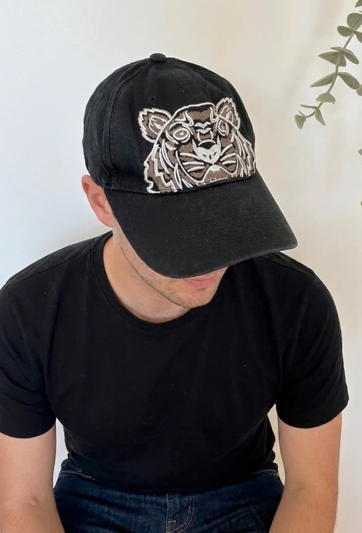 Casquette Kenzo Tiger noire brodée réglable taille unique - DN260550 - Photo 2/7