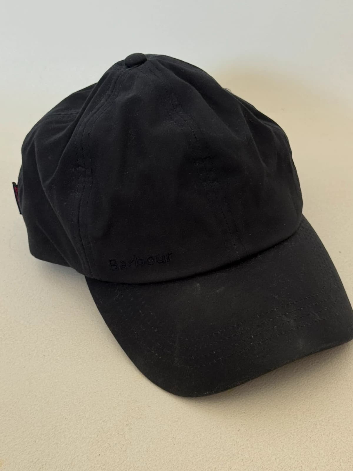 Casquette Barbour noire coton huilé réglable doublure tartan taille unique - FP260343 - Photo 2/5