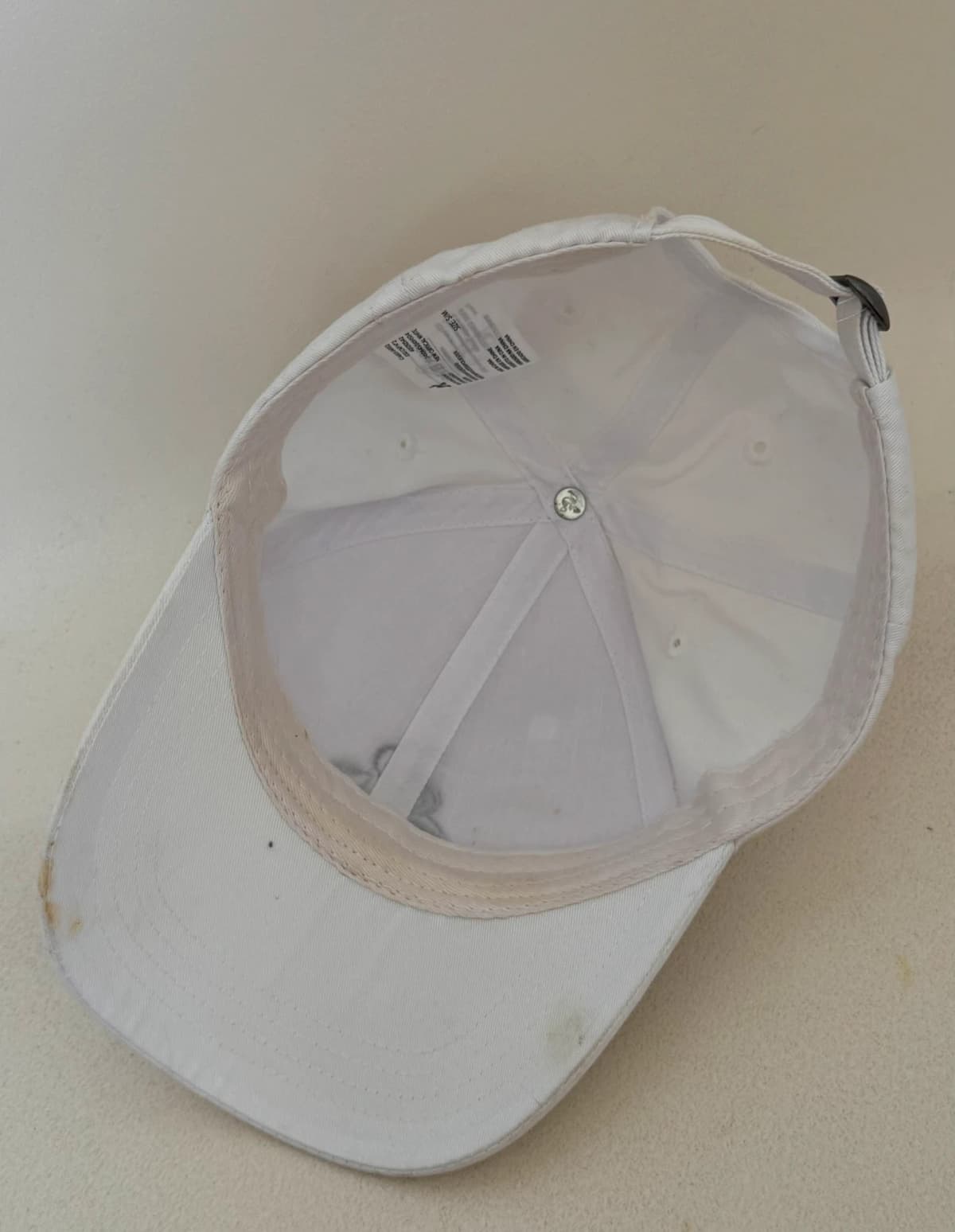 Casquette Le Coq Sportif blanche réglable taille S/M logo brodé - DN260548 - Photo 4/5