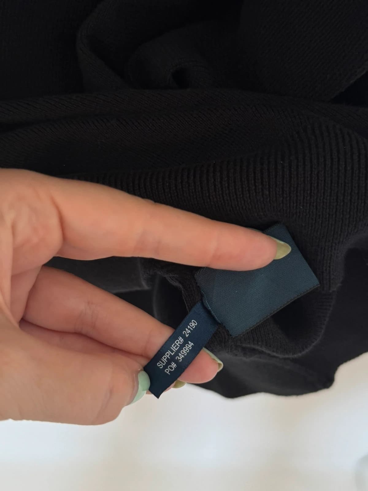 Pull sans manches col V Polo Ralph Lauren noir coton Pima taille XL - PP2603395 - Photo 6/8