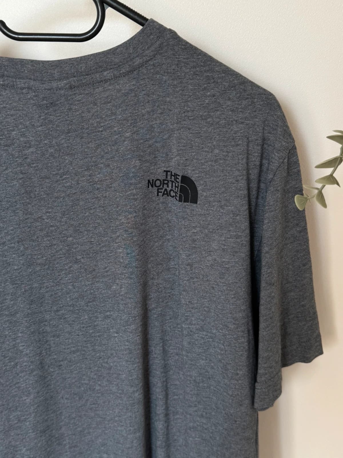 T-shirt The North Face gris chiné logo poitrine et dos taille L - FP2607107 - Photo 7/10
